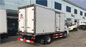 3-5 Tons ISUZU 4×2 Refrigerated Van Truck , Freezer Box Vehicle For Meat / Fish