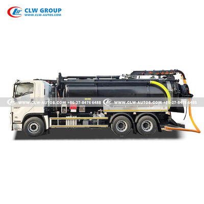 ISUZU 380HP 6x4 Combo Sewer Cleaning Truck with 180 Mpa Jetting and 10CBM Vacuum Tank