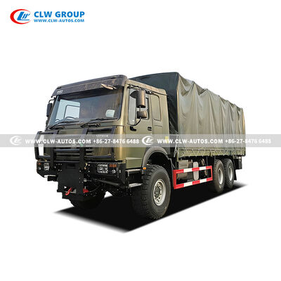 Sinotruk HOWO 6x6 All-Wheel Drive Troop Carrier Truck with 371HP Diesel Engine for 30 Personnel Transport