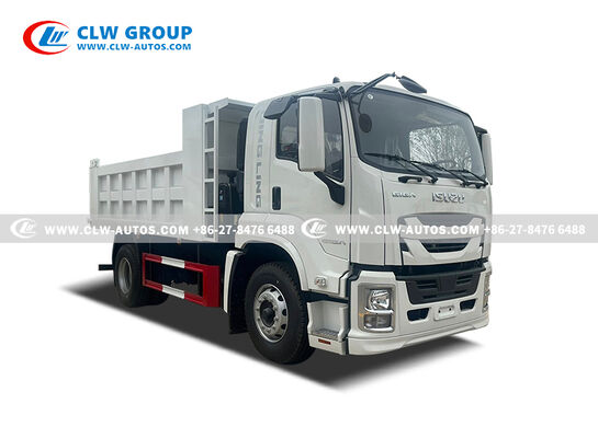 ISUZU 4×2 FTR Medium-duty Dump Truck with 8-12 Cubic Meters Body Capacity and 220-280 HP Engine