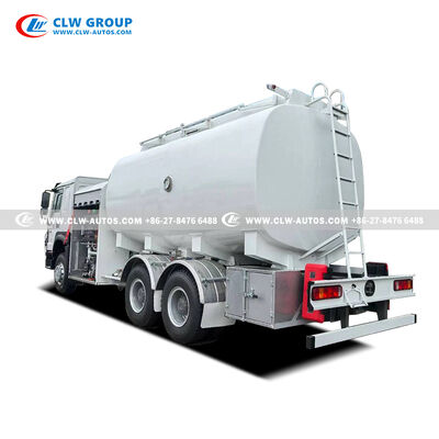 SINOTRUK HOWO 20,000-Liter Aviation Refueling Truck with 5182 Aluminum Alloy Tank and 1,200 L/min Flow Rate