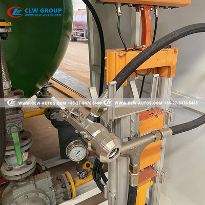 20CBM LPG Skid Station with Carbon Steel Q345R Tank and Safety Valves for Uganda