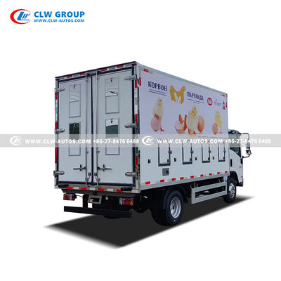 Isuzu KV100 4.2-Meter Insulated Chick Transport Truck with Precision Temperature Control and Hydraulic Tailgate