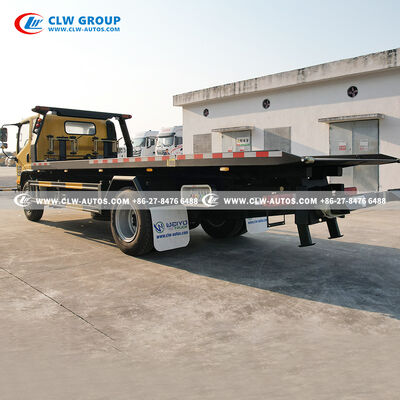 FAW 160HP Wrecker Tow Truck with Yuchai Diesel Engine and One-to-One Recovery System for Roadside Assistance