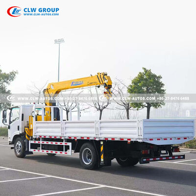 Isuzu 700P 5-Ton Crane Truck with 5,000kg Lifting Capacity, 360° Rotation, and 10.5m Lifting Height for Construction and Logistics