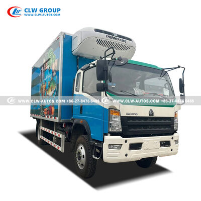 Sinotruk HOWO Light Truck Refrigerated Van with Thermo King T880 Standalone Reefer and 6.5m Insulated Box for Cold Chain Logistics