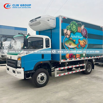 Sinotruk HOWO Light Truck Refrigerated Van with Thermo King T880 Standalone Reefer and 6.5m Insulated Box for Cold Chain Logistics