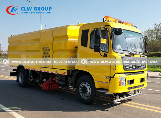 Dongfeng KR 210HP Road Sweeper Truck with 7m³ Stainless Steel Garbage Tank and 9m³ Water Tank