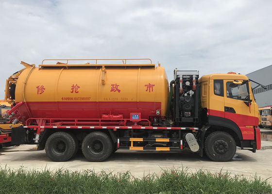 Dongfeng Tianlong 6X4 16cbm Vacuum Sewer Jetting Truck