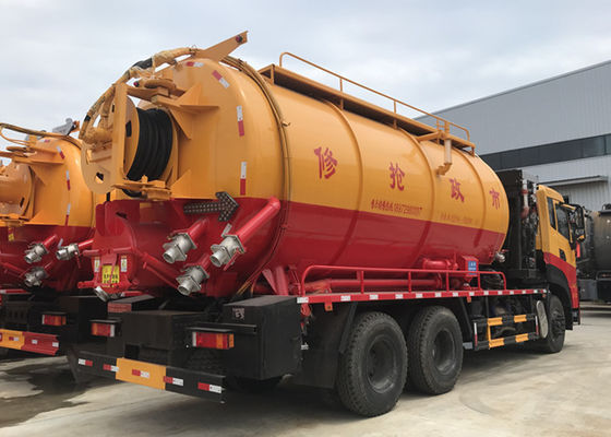 Dongfeng Tianlong 6X4 16cbm Vacuum Sewer Jetting Truck