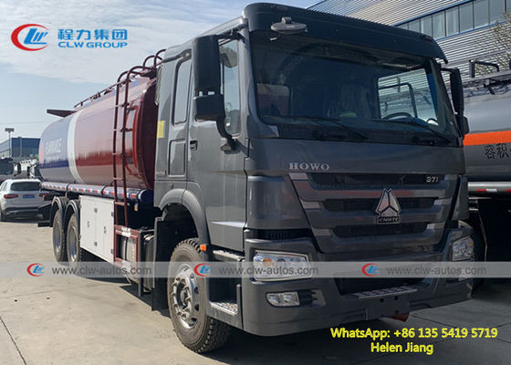 Sinotruk Howo 6X4 371HP 20M3 Fuel Delivery Tank Truck With 5 Compartments